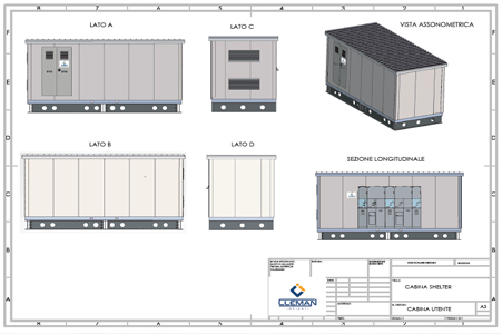Cabine Elettriche in configurazione Shelter